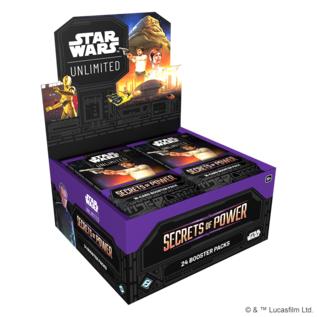 Fantasy Flight Games SWU: Star Wars Unlimited TCG:  Secrets of Power Booster Display