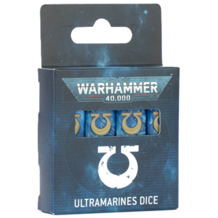 Games Workshop Warhammer 40K: Dice:  Ultramarines