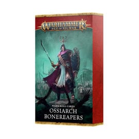 Games Workshop Warhammer AOS: Warscroll Cards: Ossiarch Bonereapers