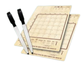 KTBG Lairs Dry Erase Boards (2 Pack)