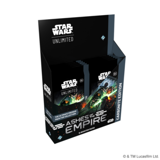 Fantasy Flight Games SWU: Star Wars Unlimited TCG:  Ashes of the Empire Carbonite Edition Display