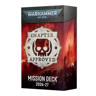 Games Workshop Warhammer 40K: Chapter Approved Mission Decks 20267/27