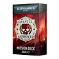 Games Workshop Warhammer 40K: Chapter Approved Mission Decks 20267/27