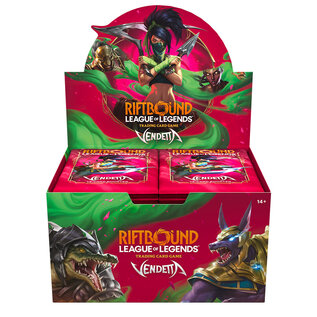 Riot Games Riftbound League of Legends TCG:  Vendetta Booster Display