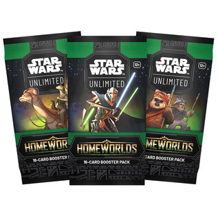 Fantasy Flight Games SWU: Star Wars Unlimited TCG:  Homeworlds Booster Pack