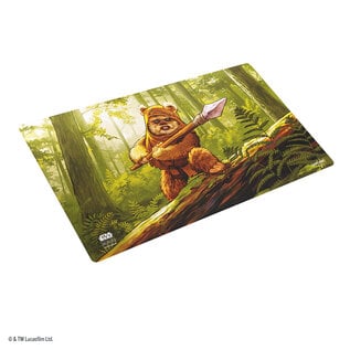 Gamegenic SWU: Star Wars Unlimited TCG: Accessories: Homeworlds Game Mat Double Sided: Wicket & Ewok Archers