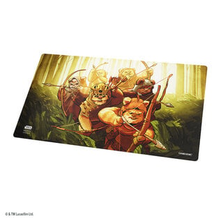Gamegenic SWU: Star Wars Unlimited TCG: Accessories: Homeworlds Game Mat Double Sided: Wicket & Ewok Archers