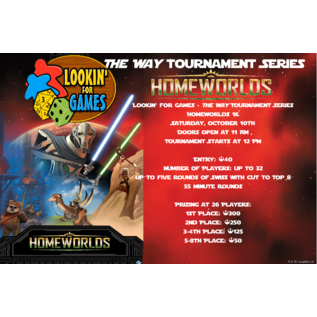 Lookin' For Games Lookin' For Games SWU Tournament Series: Homeworlds 1K