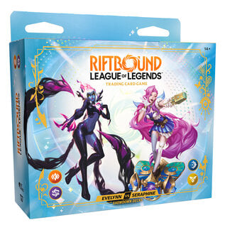 Riot Games Riftbound League of Legends TCG:  Radiance: Evelynn vs Seraphine Showdown Deck