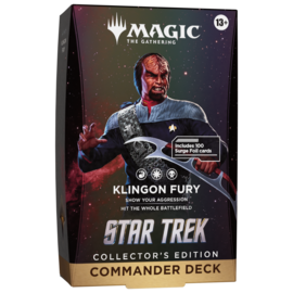 Wizards of the Coast MTG: Universes Beyond: Commander Star Trek Collector's Klingon Fury