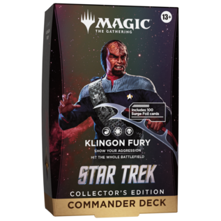 Wizards of the Coast MTG: Universes Beyond: Commander Star Trek Collector's Klingon Fury