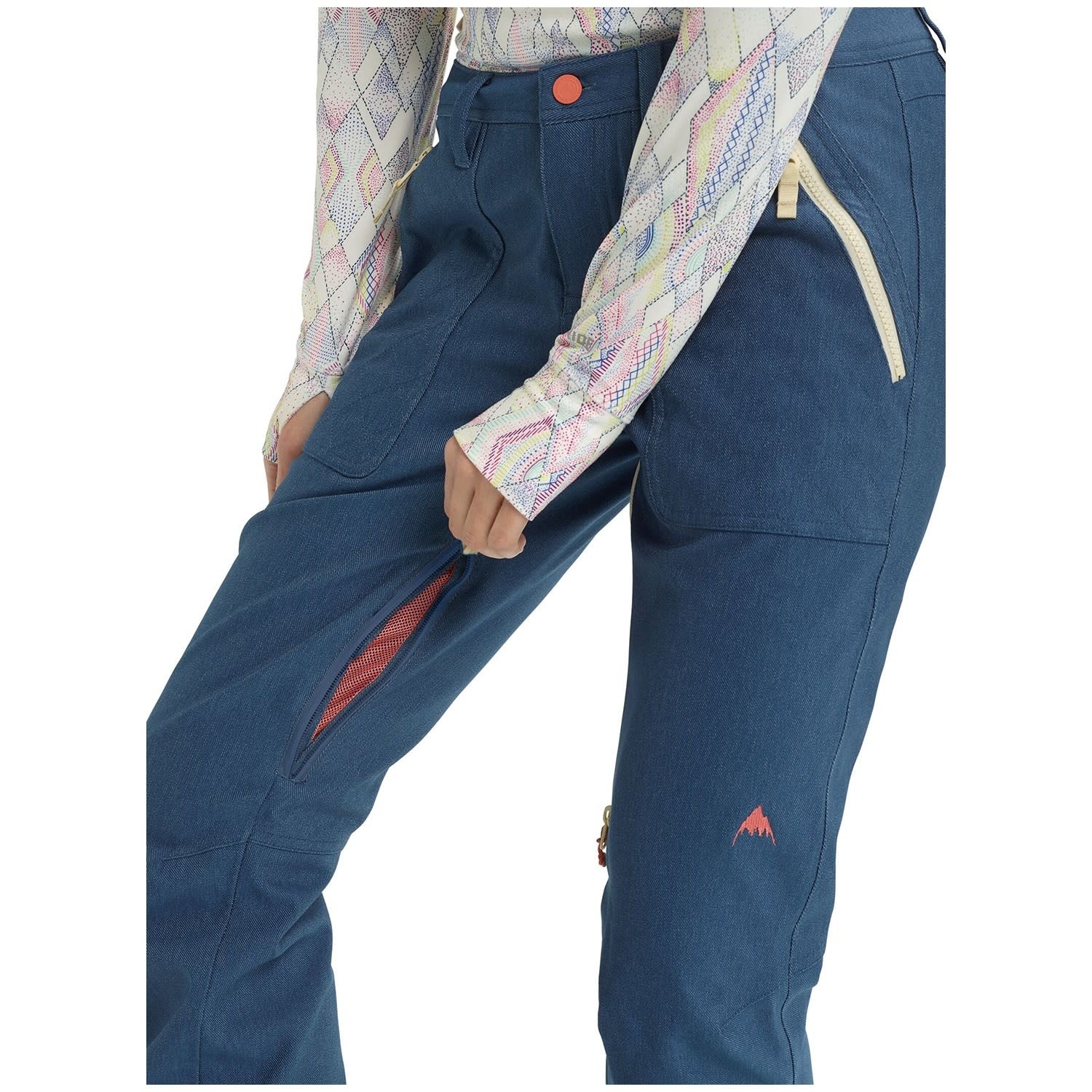 denim snowboard pants womens