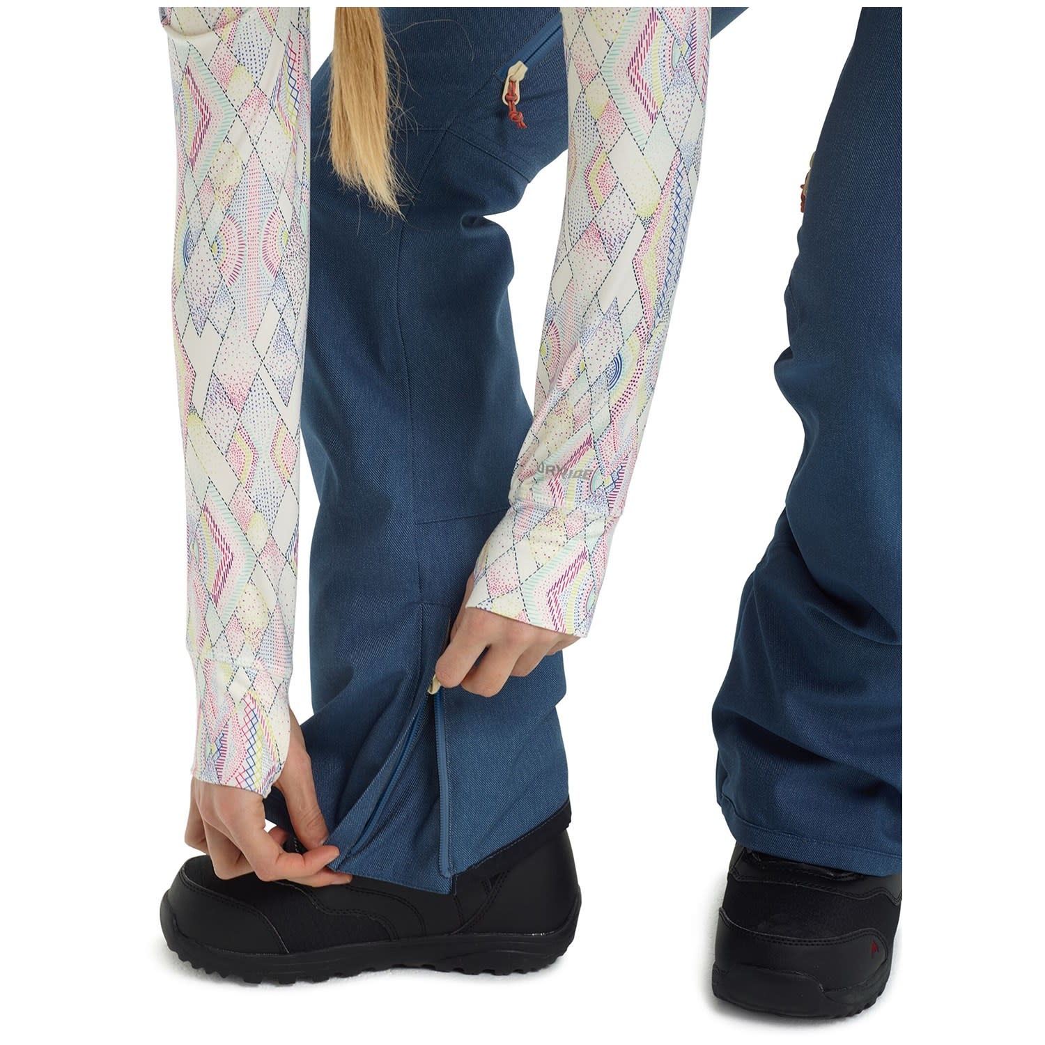 JEANS BLUE Soft Shell Double Face Waterproof Breathable Fabric Material