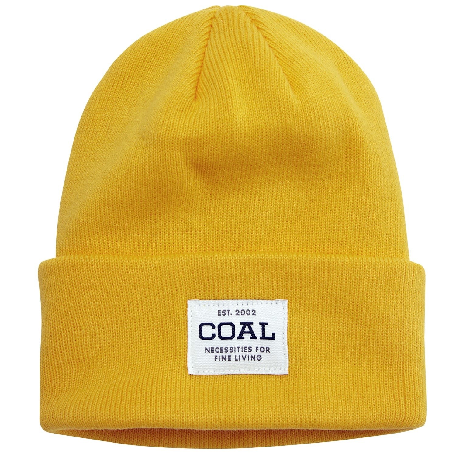 Coal Mens The Scout Classic Rib Knit Cuffed Beanie Hat