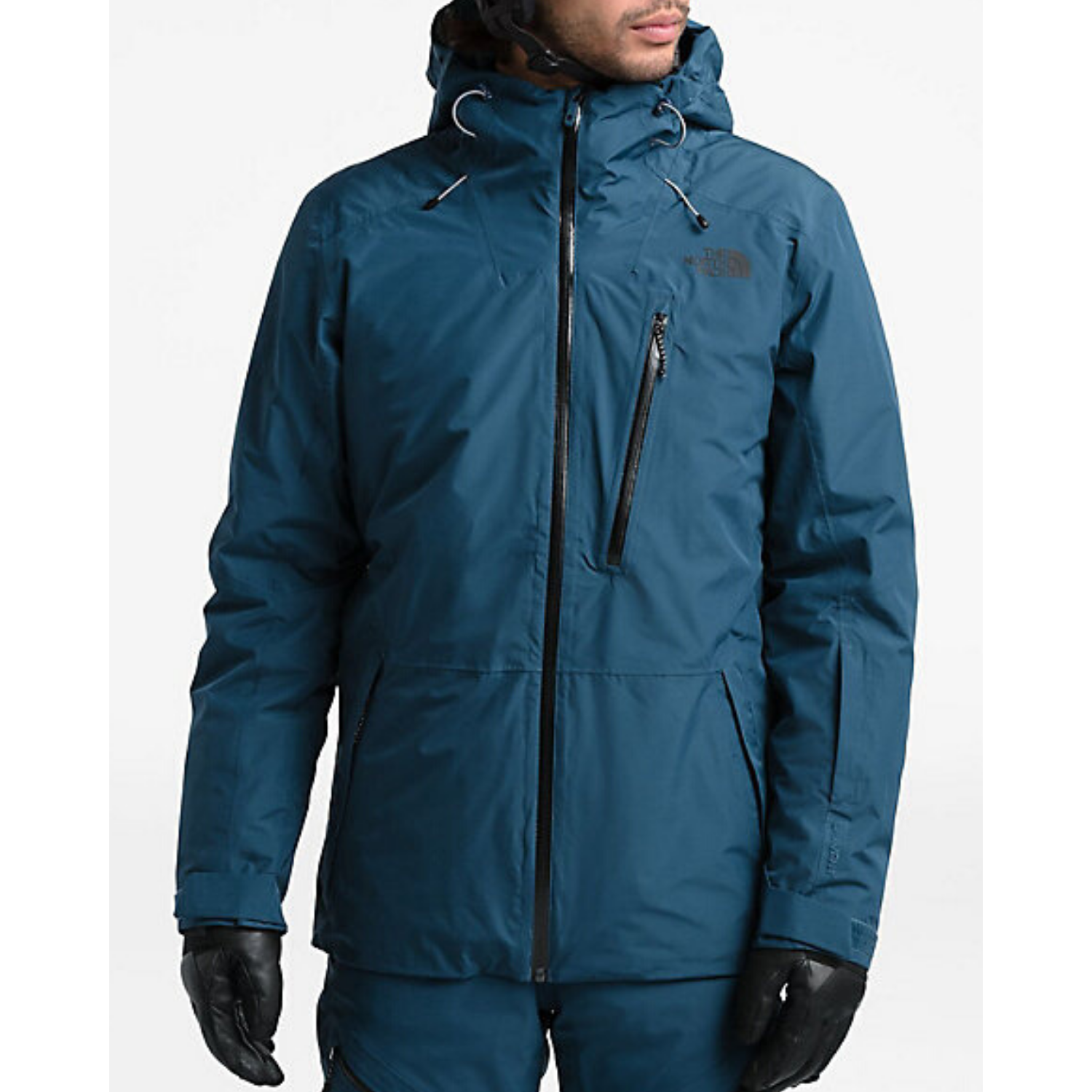 north face descendit jacket blue