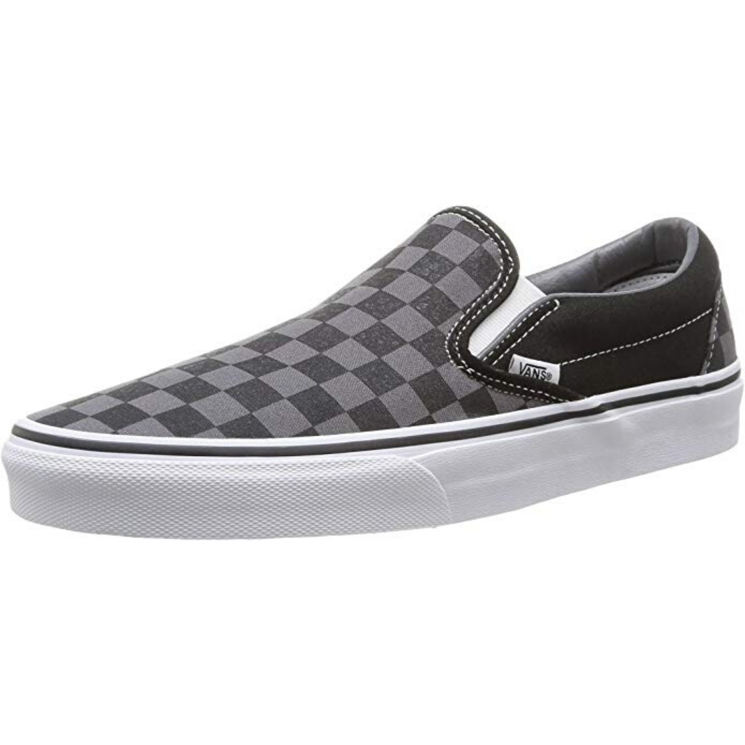 vans slip on black pewter