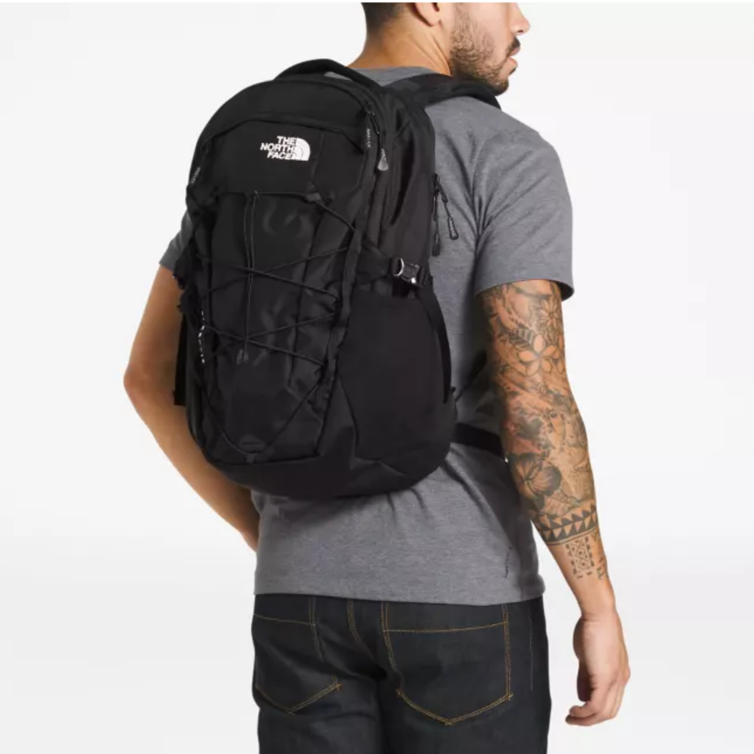 the north face borealis backpack black 