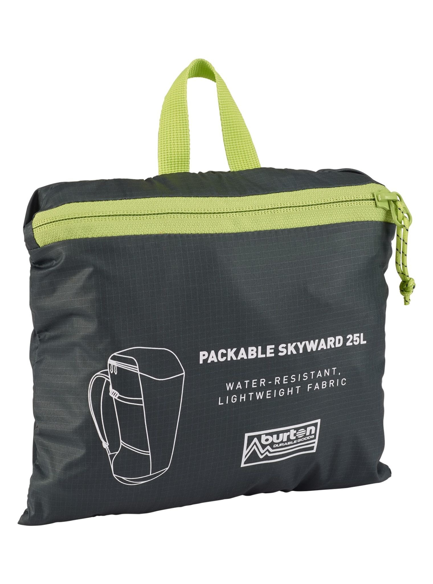 burton skyward packable 25l backpack