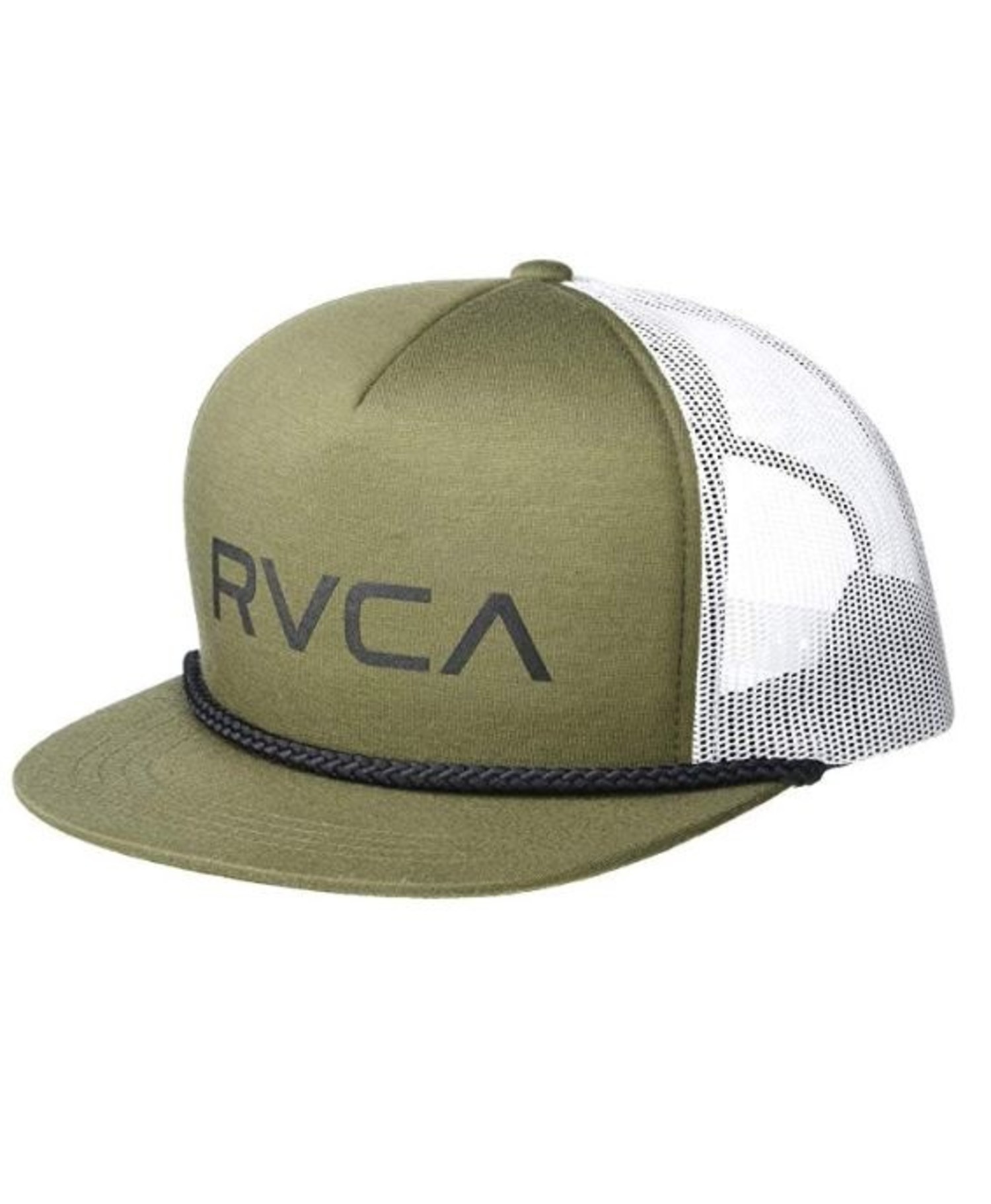 New RVCA Foamy Mens Camo Mesh Snapback Trucker Cap Hat