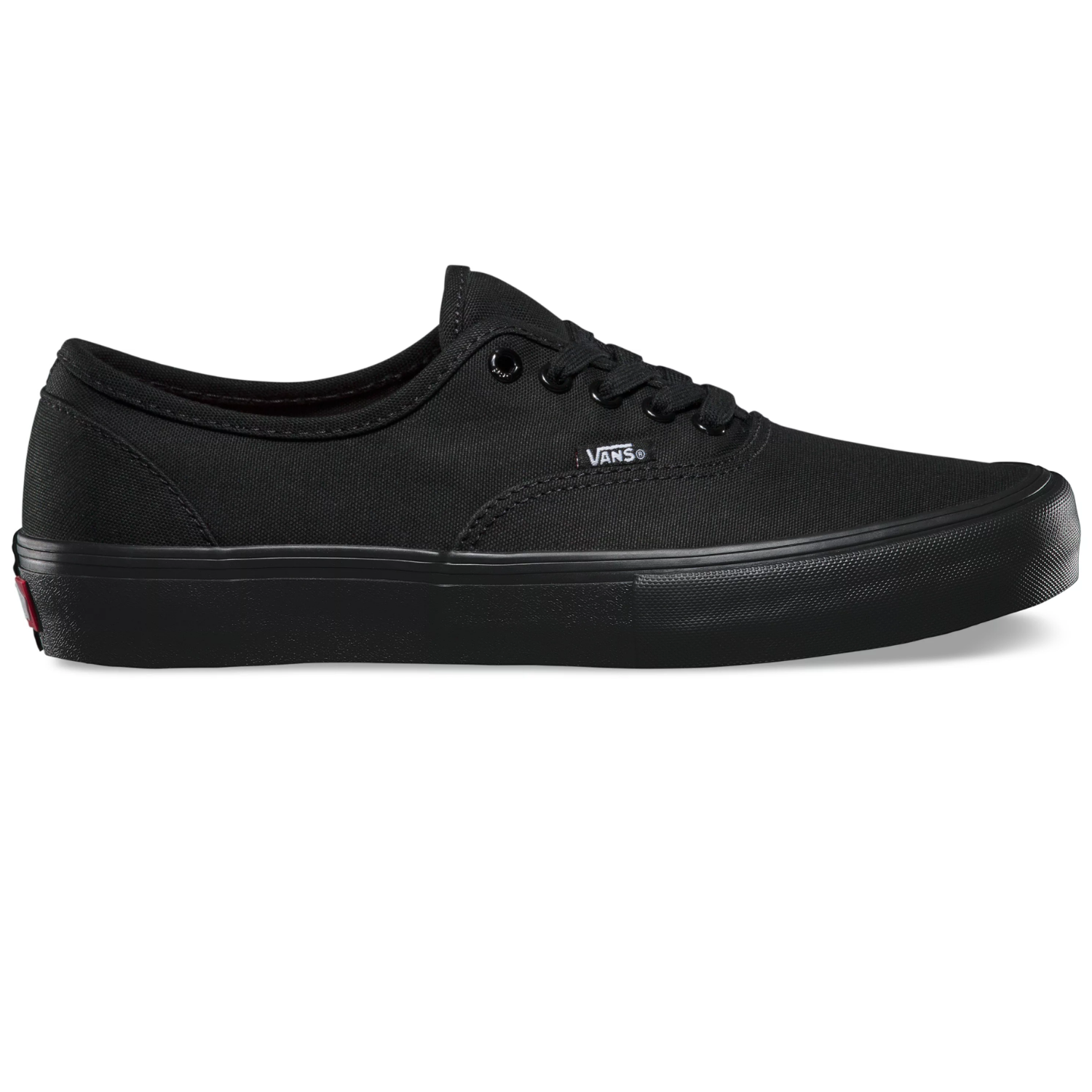 black on black vans authentic