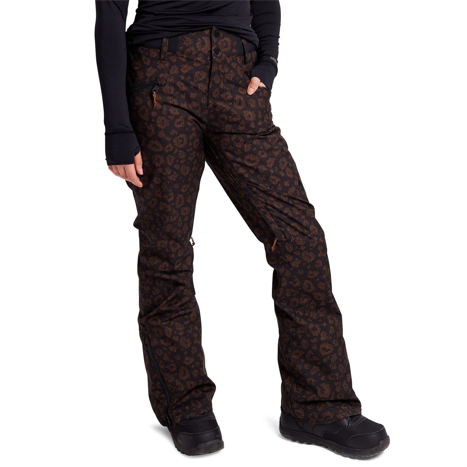 high rise stretch pants