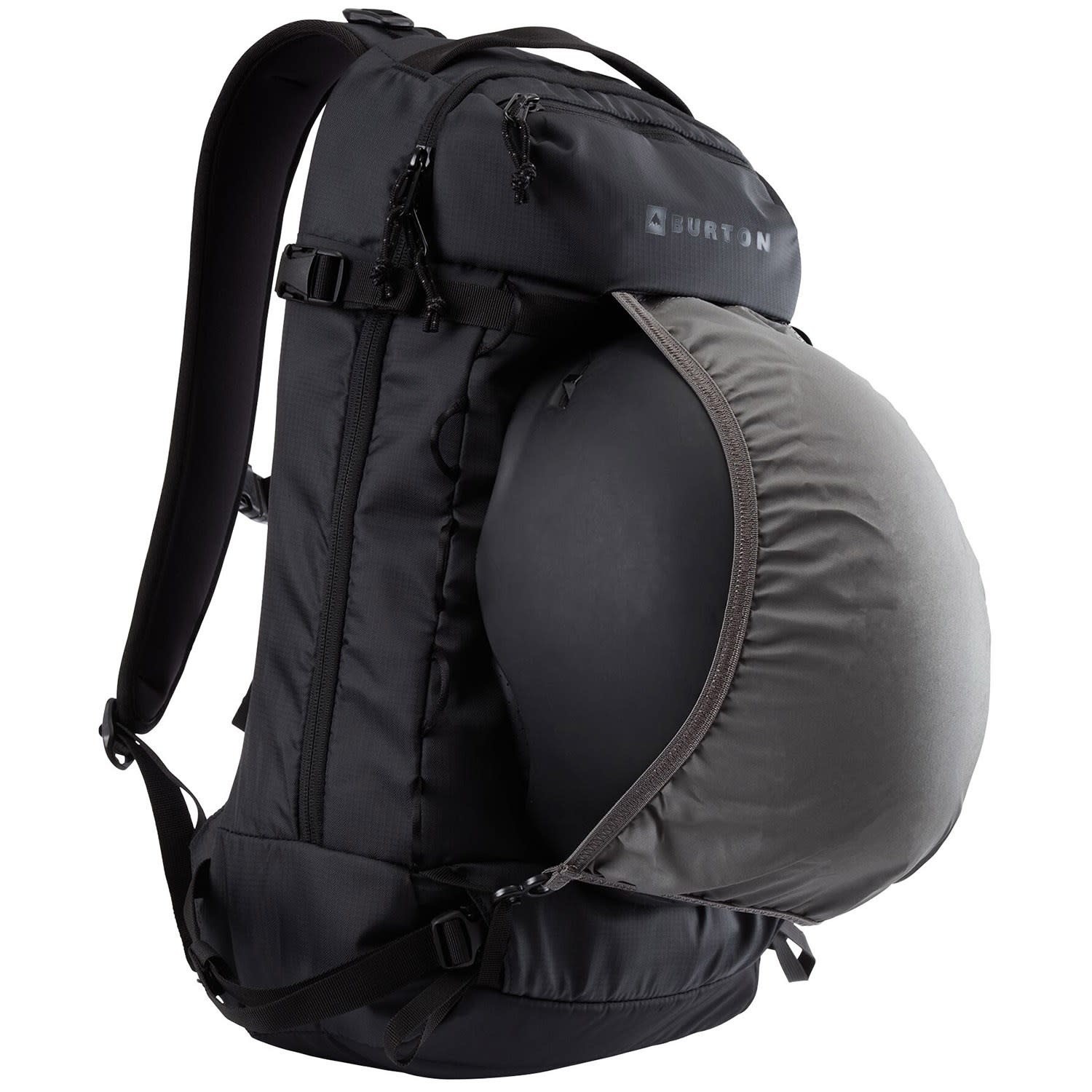 burton black backpack