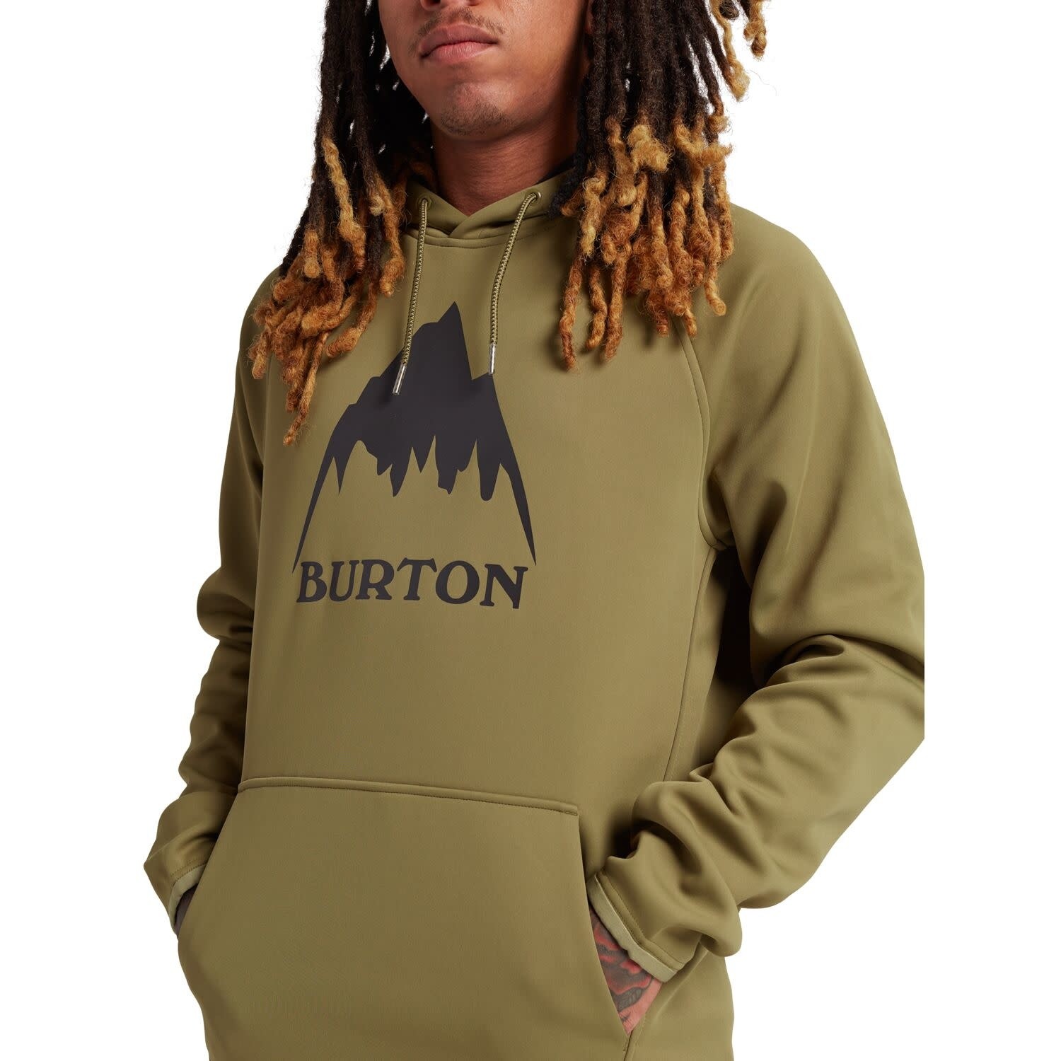 men's burton crown weatherproof pullover fleece