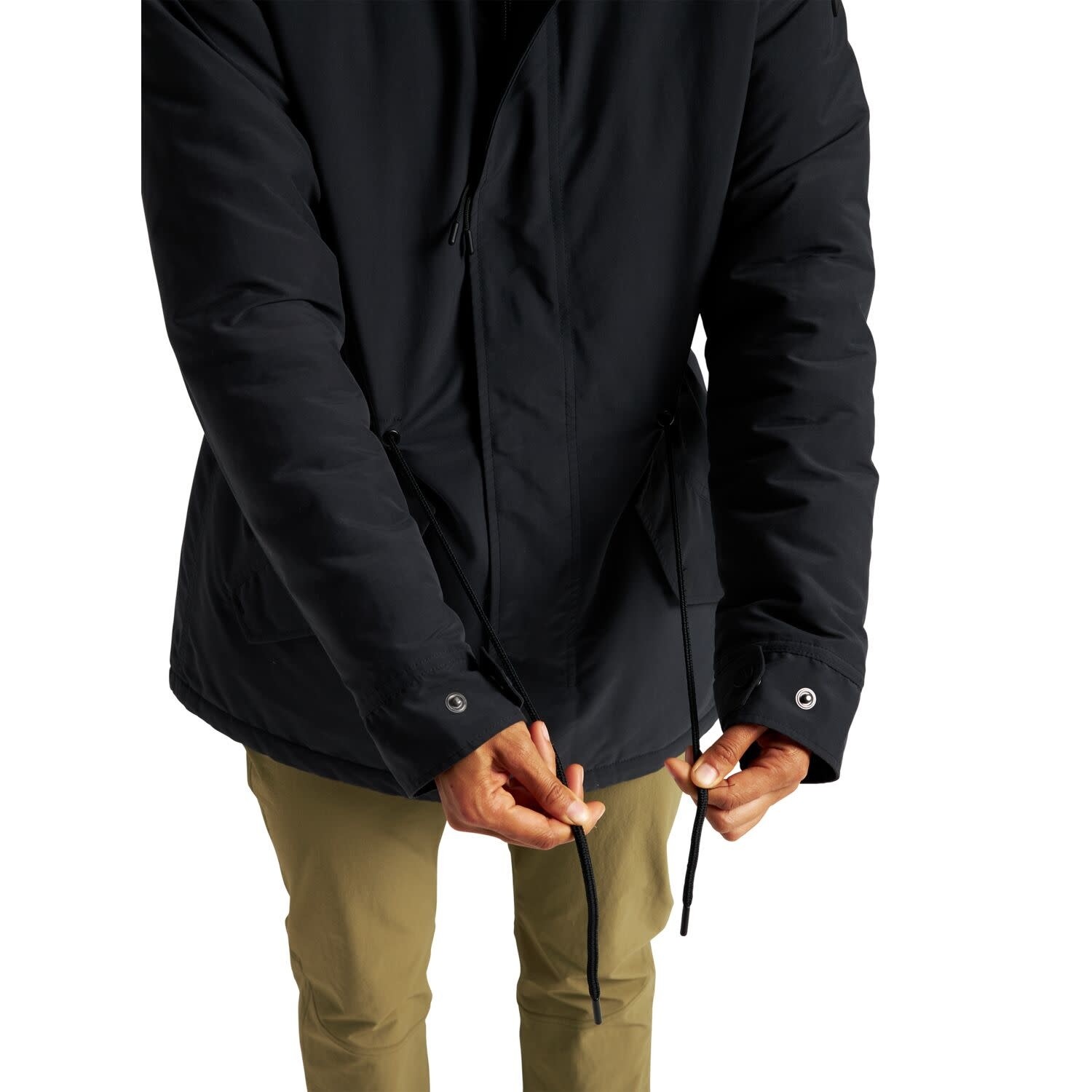 burton black blazer