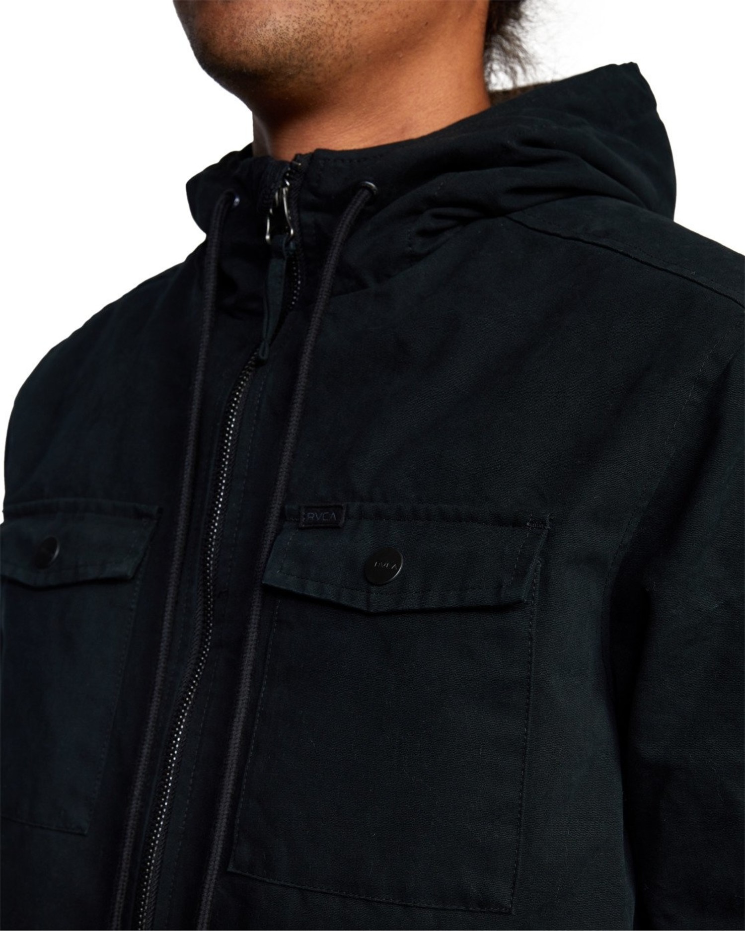 rvca hooded bomber jacket