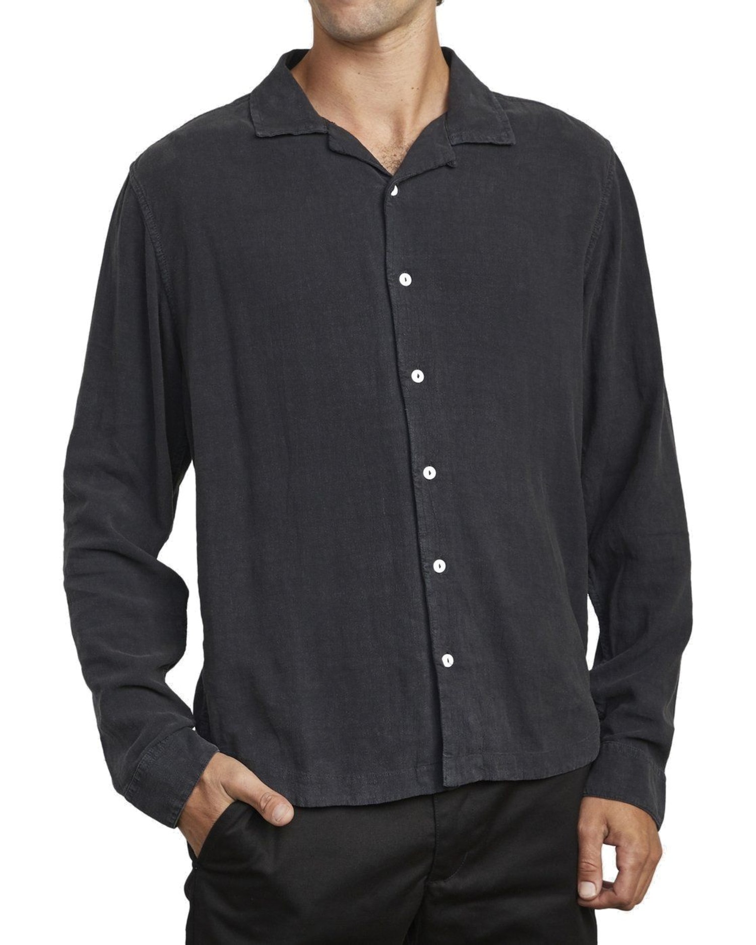 rvca long sleeve button up