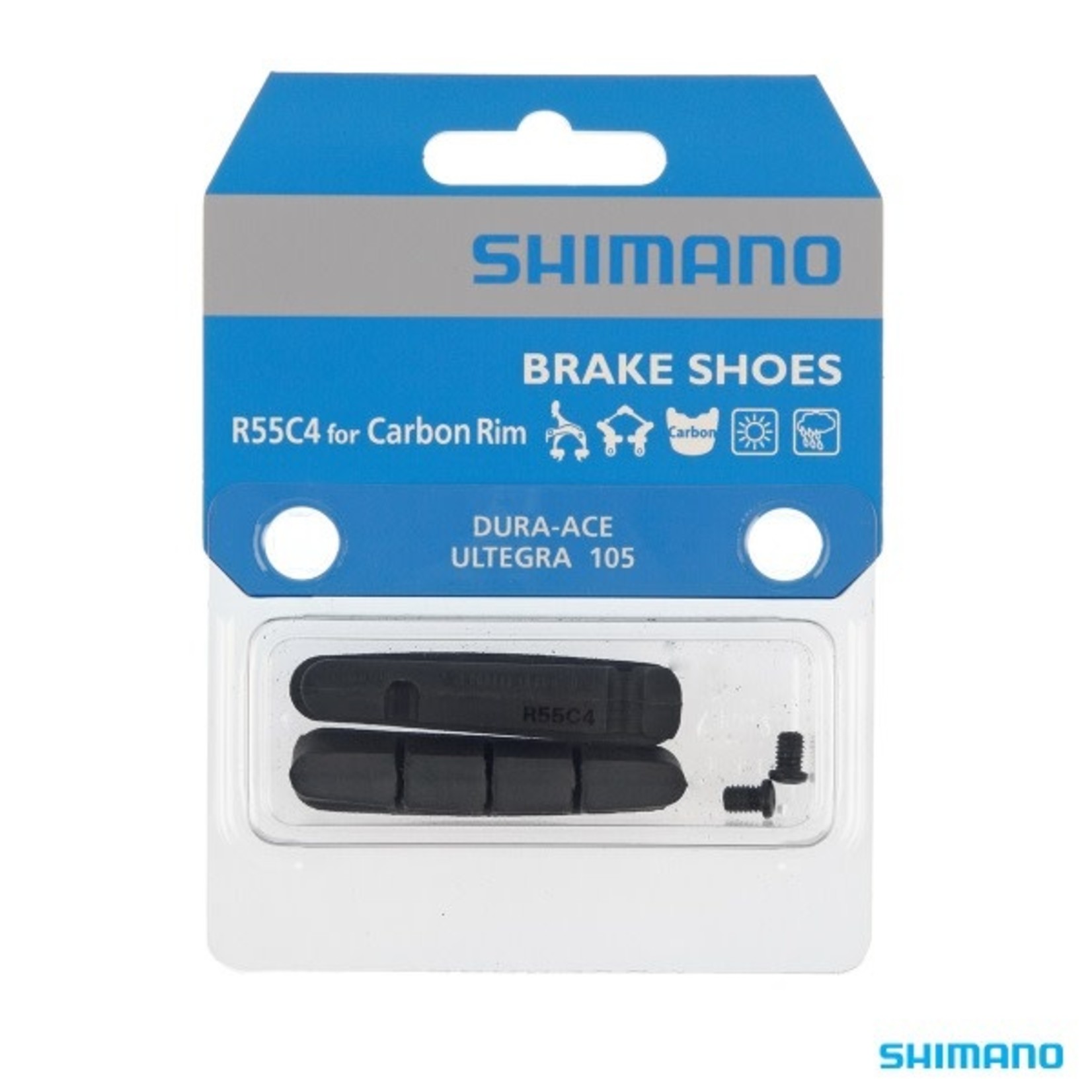 SHIMANO SHIMANO BR-9000 BRAKE PAD INSERTS R55C4 for CARBON RIM 1 PAIR