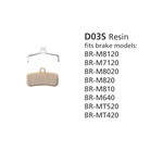 SHIMANO SHIMANO BR-M8020 RESIN PAD &SPRING D03S also BR-M820/BR-M640 BR-M810/BR-MT520