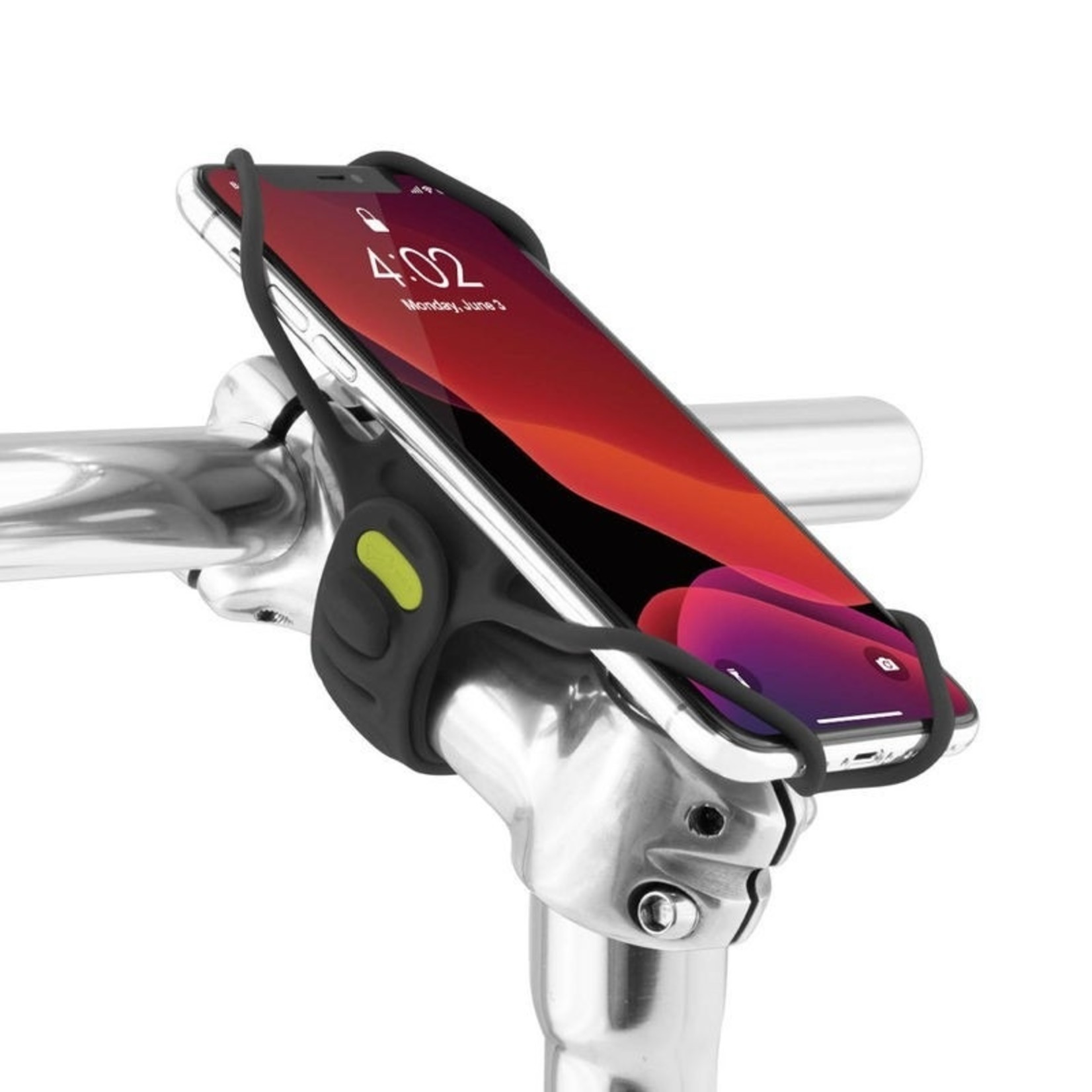 BONE BONE BIKE TIE PRO 4 BLACK STEM PHONE HOLDER