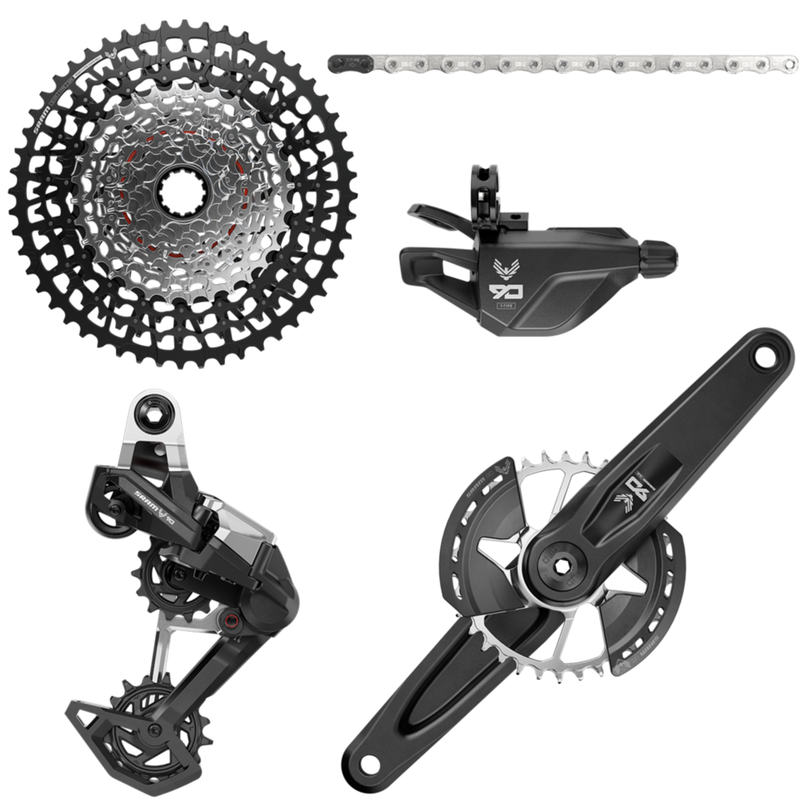 SRAM Sram Groupset Eagle 90 165 (No BB)