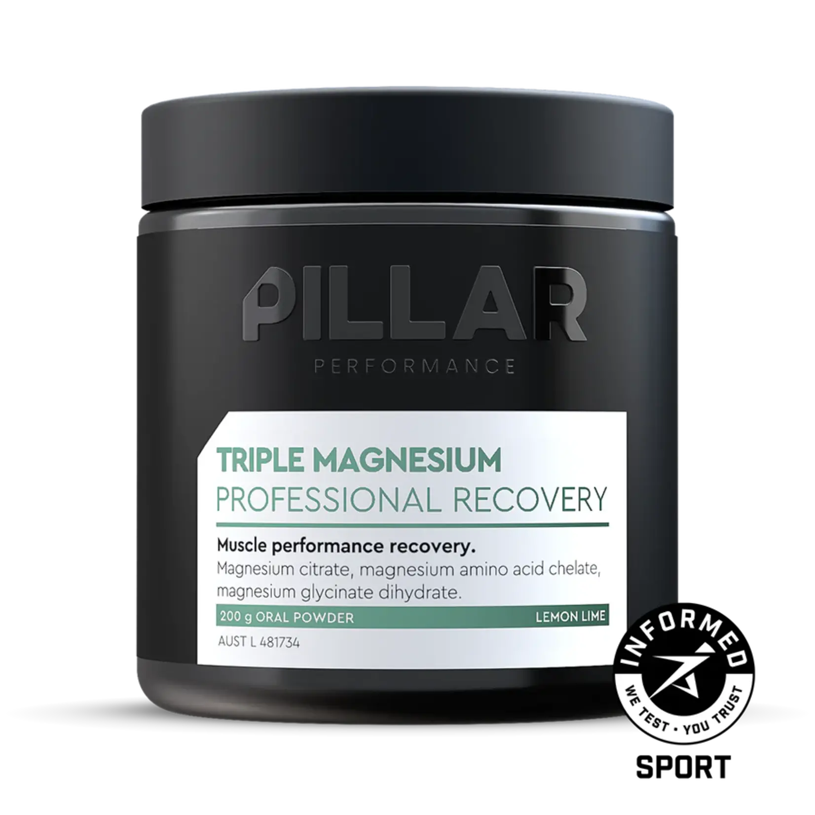 PILLAR Pillar Triple Magnesium Powder 200g Jar