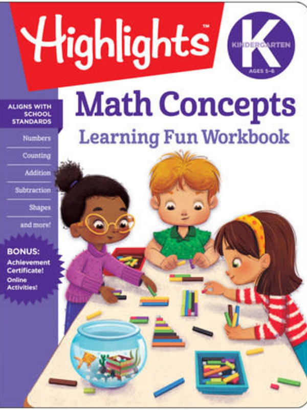 Highlights Kindergarten Math Concepts Workbook