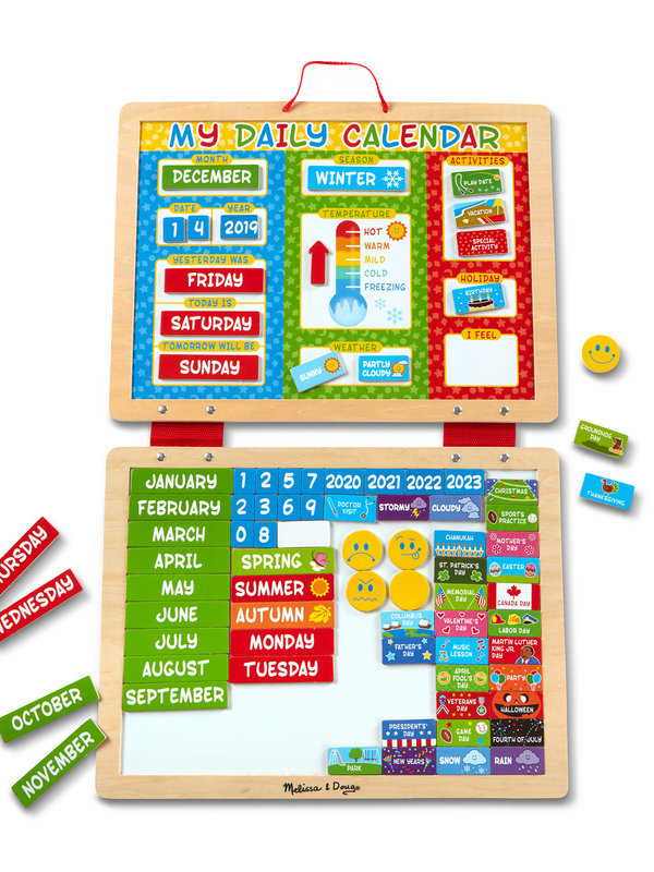 Melissa & Doug My First Daily Magnetic Calendar