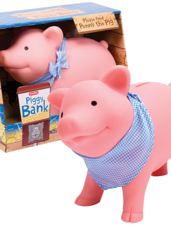 Schylling Penny the Pig Piggy Bank (rubber)