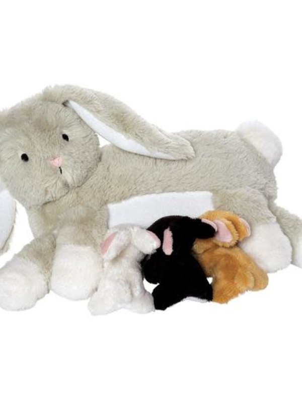 Manhattan Toy Nursing Nola Rabbit Plush