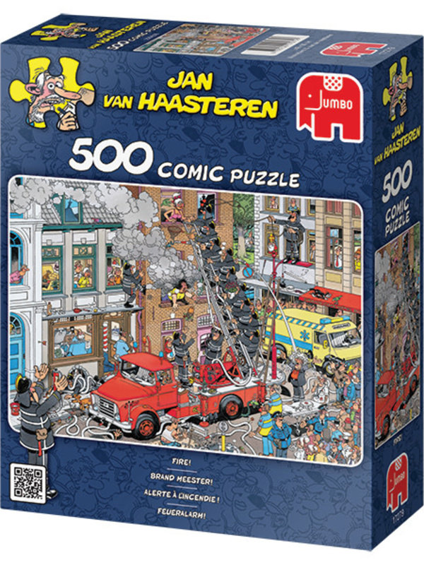 Jumbo Jan van Haasteren Fire Marshall 500pc Puzzle