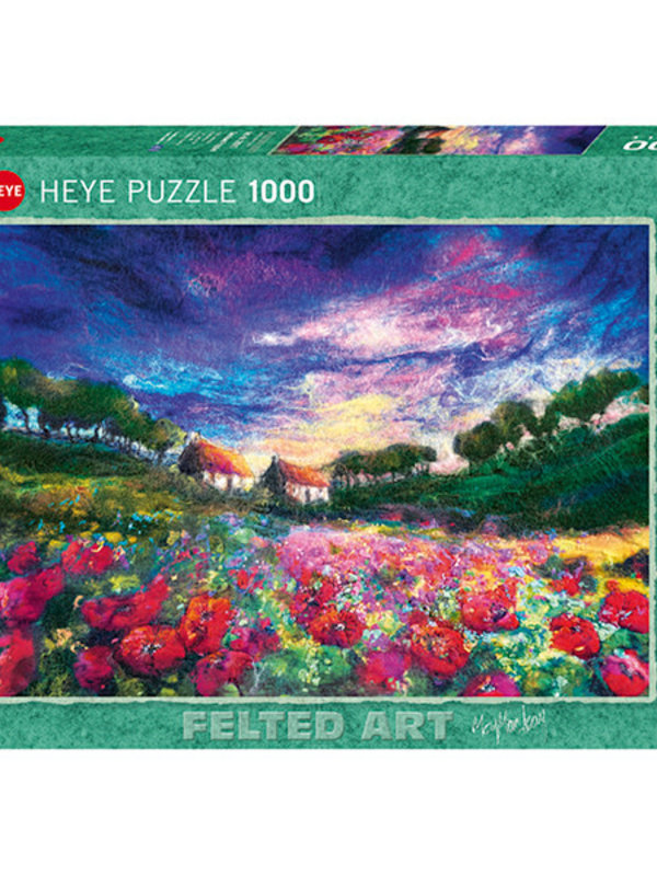 Heye Sundown Poppies 1000pc Puzzle