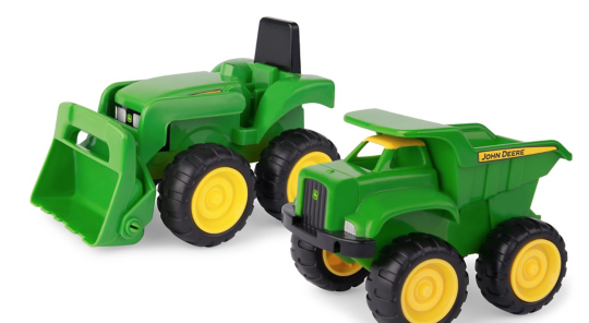 6" John Deere Sandbox Vehicle 2pk