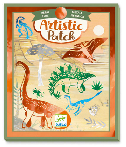 Artistic Patch Metal Foil Dinosaurs