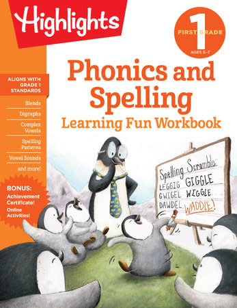Highlights First Grade Phonics and Spelling