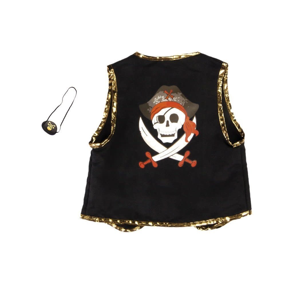 Pirate Vest & Eye Patch 4-7yrs