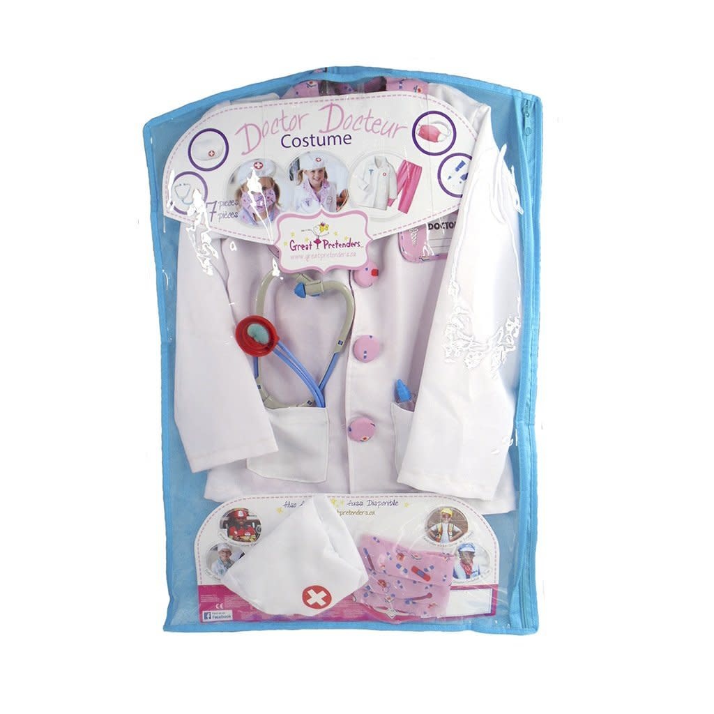 Pink Doctor Costume w Garment bag