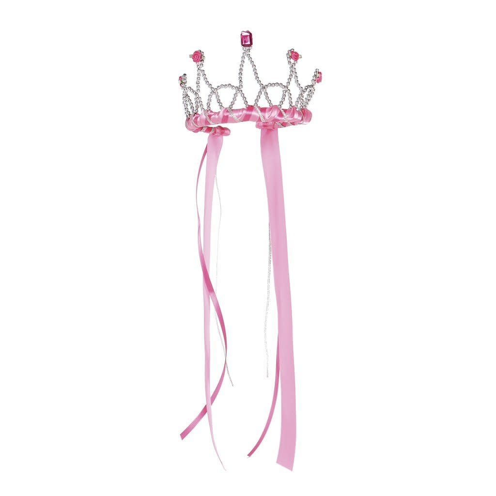 Ribbon Tiara in Light Pink