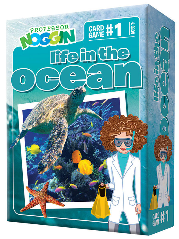Professor Noggins Professor Noggins Life in the Ocean Trivia Card Game