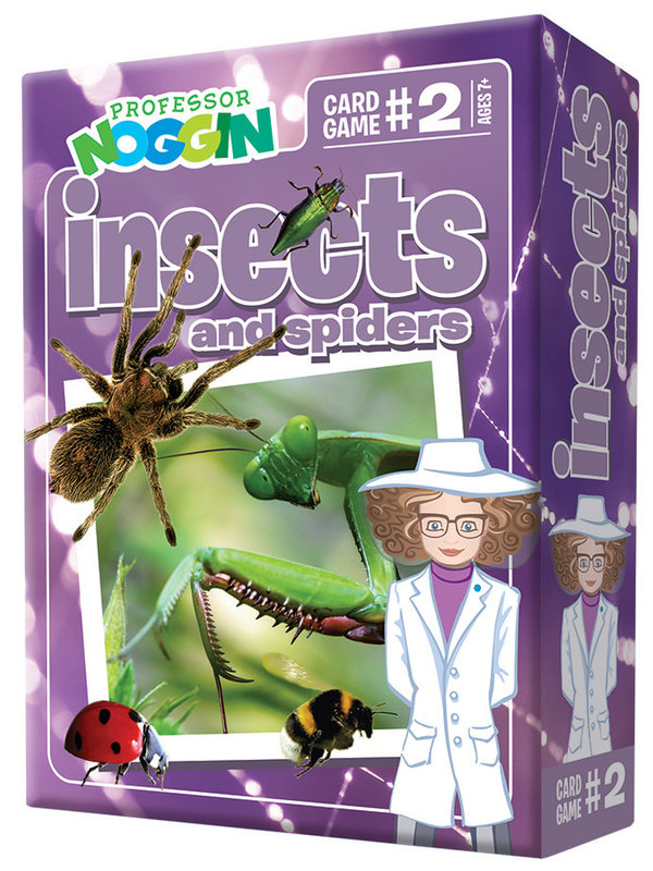 Professor Noggins Professor Noggins: Insects & Spiders Trivia Card Game