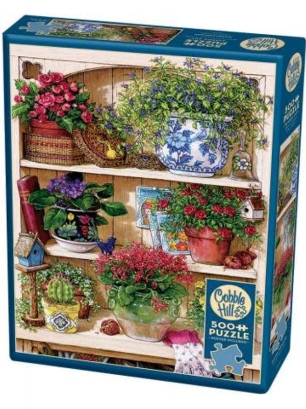 Cobble Hill Flower Cupboard 500pc Puzzle